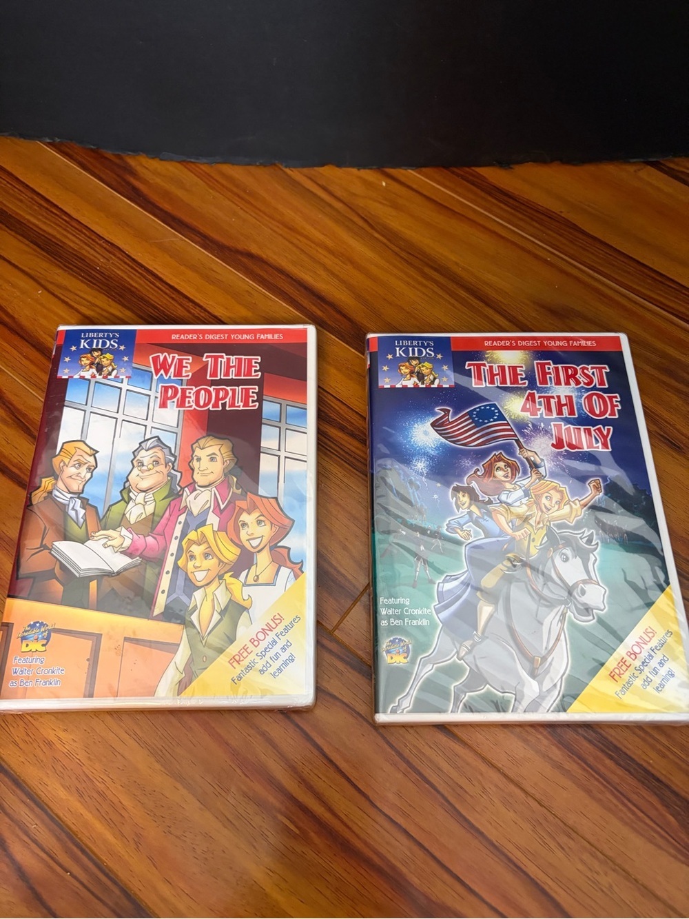 Liberty’s Kids DVD Lot We The People & First 4th Of July BRAND NEW Factory Seal